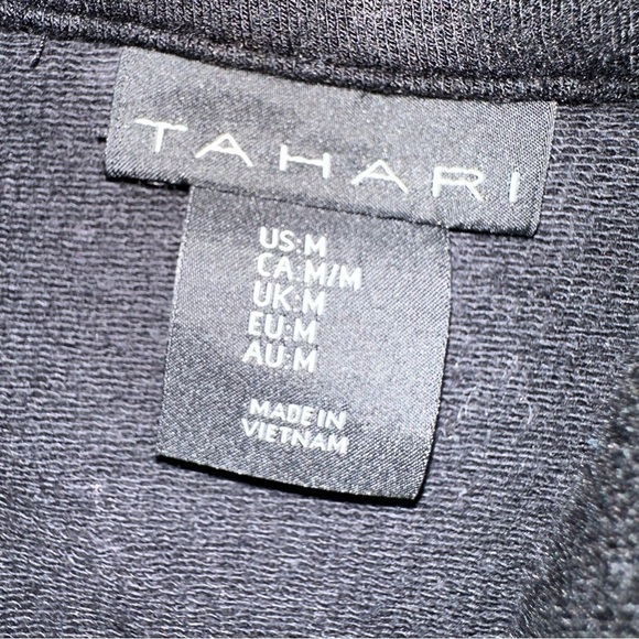 Tahari Stretch Long Sleeve Jacket Classic Blazer, Black, size Medium - Picture 6 of 8